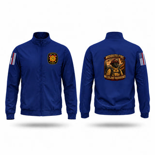 Windbreaker, Mosquito Fire Protection District, Fire Department, Teamtime, Team time, sublimation, custom sports apparel, team uniforms, spirit wear, spiritwear, sports uniforms, custom shirts, team store, custom team store, fundraiser sports, apparel fundraiser