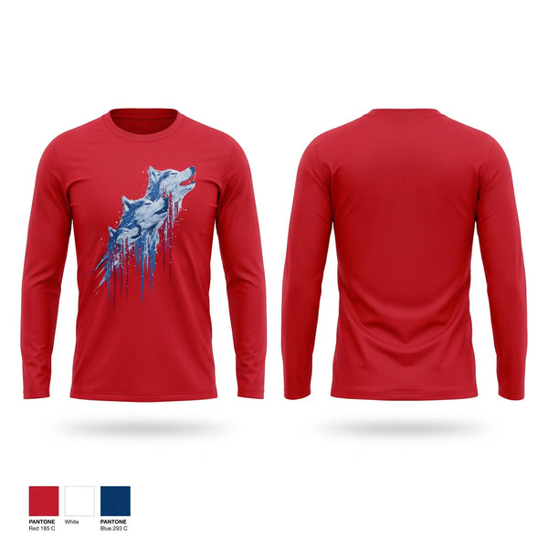 Long Sleeve Performance Shirt, Huskies, Men's Basketball, Teamtime, Team time, sublimation, custom sports apparel, team uniforms, spirit wear, spiritwear, sports uniforms, custom shirts, team store, custom team store, fundraiser sports, apparel fundraiser