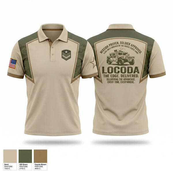 Short Sleeve Performance Polo, L3Harris, Army, Teamtime, Team time, sublimation, custom sports apparel, team uniforms, spirit wear, spiritwear, sports uniforms, custom shirts, team store, custom team store, fundraiser sports, apparel fundraiser