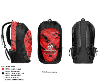 Gear Bag, Harvard Cardinals Volleyball, Women's Volleyball, Teamtime, Team time, sublimation, custom sports apparel, team uniforms, spirit wear, spiritwear, sports uniforms, custom shirts, team store, custom team store, fundraiser sports, apparel fundraiser