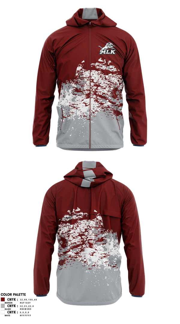 Windbreaker, MLK Lions Soccer, Men's Soccer, Teamtime, Team time, sublimation, custom sports apparel, team uniforms, spirit wear, spiritwear, sports uniforms, custom shirts, team store, custom team store, fundraiser sports, apparel fundraiser