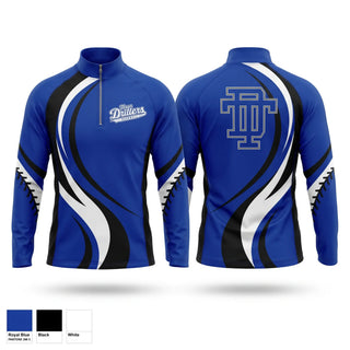 Quarter Zip Jacket, Texas Drillers, Baseball, Teamtime, Team time, sublimation, custom sports apparel, team uniforms, spirit wear, spiritwear, sports uniforms, custom shirts, team store, custom team store, fundraiser sports, apparel fundraiser