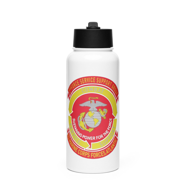 Det ‘A’ 2nd FSSG 3406269 Stainless Steel Water Bottle with a Straw Lid