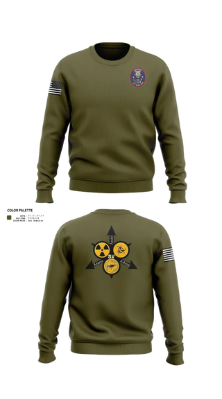 Crew Neck Sweatshirt, , Army, Teamtime, Team time, sublimation, custom sports apparel, team uniforms, spirit wear, spiritwear, sports uniforms, custom shirts, team store, custom team store, fundraiser sports, apparel fundraiser