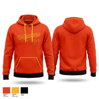 Hoodie, Volcanoes, Baseball, Teamtime, Team time, sublimation, custom sports apparel, team uniforms, spirit wear, spiritwear, sports uniforms, custom shirts, team store, custom team store, fundraiser sports, apparel fundraiser