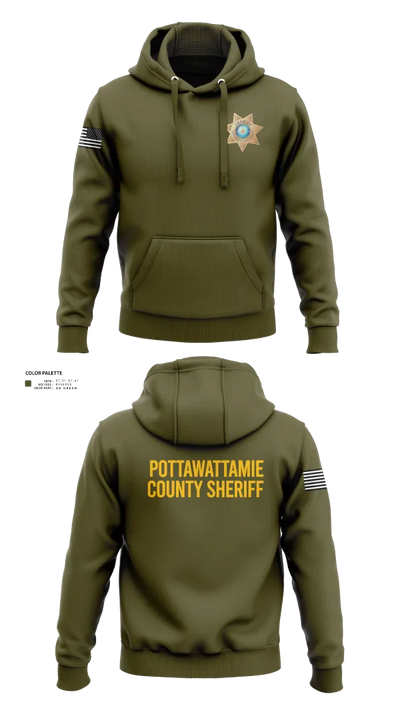 Pottawattamie County Sheriff's Office 11009583 Hoodie - 21