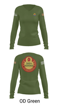 560th Redhorse Unit 43549441 Women's Long Sleeve V-neck Shirt - 57