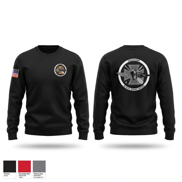 Crew Neck Sweatshirt, 1st recon bn Charlie co., Marines, Teamtime, Team time, sublimation, custom sports apparel, team uniforms, spirit wear, spiritwear, sports uniforms, custom shirts, team store, custom team store, fundraiser sports, apparel fundraiser