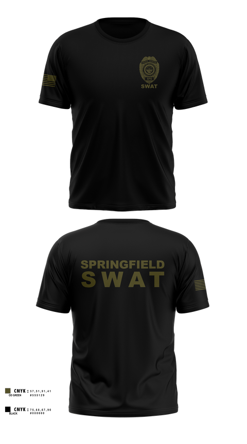 Old School Cotton Feel Shirt, Springfield Ohio SWAT, Police, Teamtime, Team time, sublimation, custom sports apparel, team uniforms, spirit wear, spiritwear, sports uniforms, custom shirts, team store, custom team store, fundraiser sports, apparel fundraiser