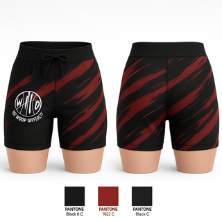 Mens Compression Shorts, We Hoop Different, Men's Basketball, Teamtime, Team time, sublimation, custom sports apparel, team uniforms, spirit wear, spiritwear, sports uniforms, custom shirts, team store, custom team store, fundraiser sports, apparel fundraiser