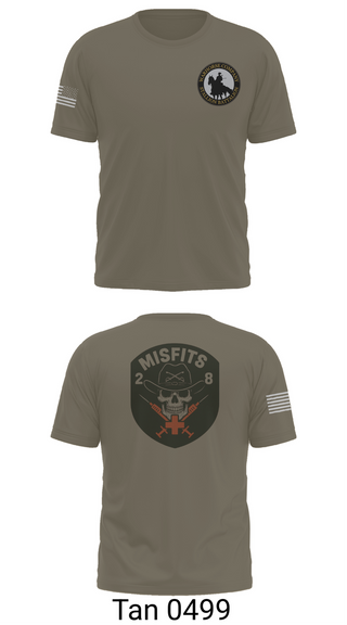 Old School Cotton Feel Shirt, 2-8 Cav, HHC, Medic Platoon, , Teamtime, Team time, sublimation, custom sports apparel, team uniforms, spirit wear, spiritwear, sports uniforms, custom shirts, team store, custom team store, fundraiser sports, apparel fundraiser