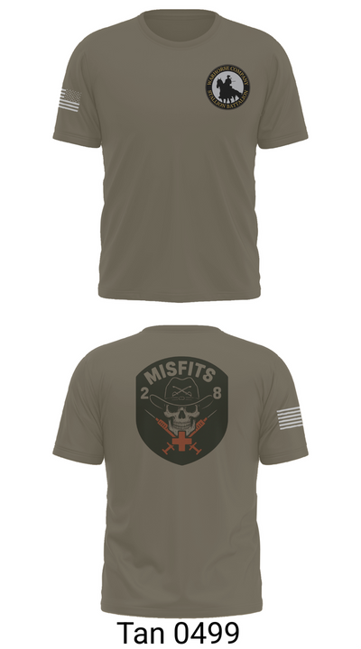 2-8 Cav, HHC, Medic Platoon 50281984 Old School Cotton Feel Shirt - 70