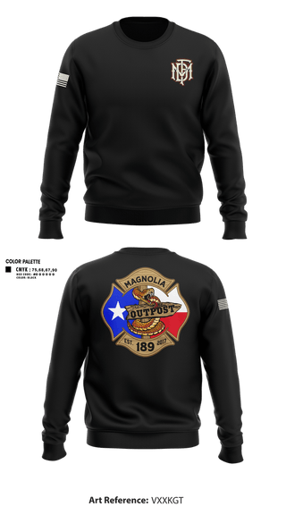 Crew Neck Sweatshirt, Magnolia 189, Fire Department, Teamtime, Team time, sublimation, custom sports apparel, team uniforms, spirit wear, spiritwear, sports uniforms, custom shirts, team store, custom team store, fundraiser sports, apparel fundraiser