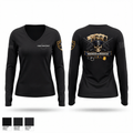 East Precint 91978920 Women's Long Sleeve V-neck Shirt - 1