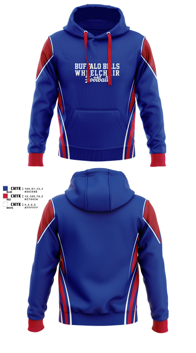 Buffalo Bills Wheelchair Football Hoodie - 4