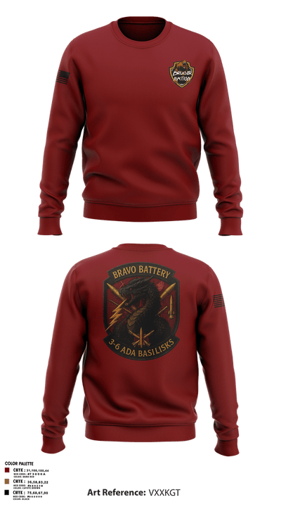Bravo 3-6 ADA 76703101 Crew Neck Sweatshirt - 105