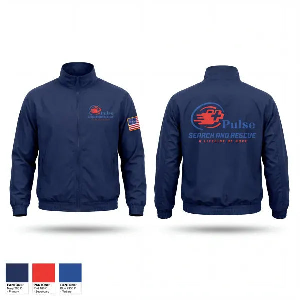Windbreaker, Pulse, EMS/EMT, Teamtime, Team time, sublimation, custom sports apparel, team uniforms, spirit wear, spiritwear, sports uniforms, custom shirts, team store, custom team store, fundraiser sports, apparel fundraiser
