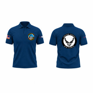 Short Sleeve Performance Polo, Detachment 330, Air Force, Teamtime, Team time, sublimation, custom sports apparel, team uniforms, spirit wear, spiritwear, sports uniforms, custom shirts, team store, custom team store, fundraiser sports, apparel fundraiser