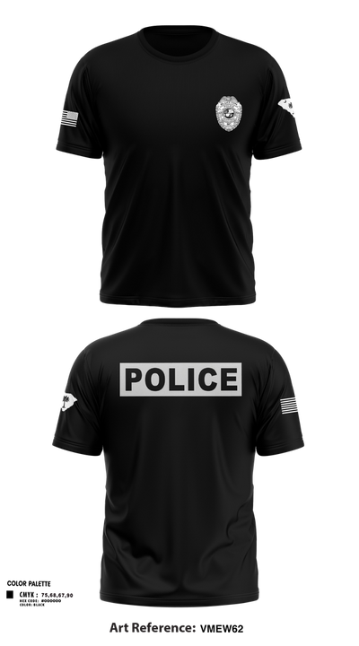 Bluffton PD 22287446 Short Sleeve Performance Shirt - 100