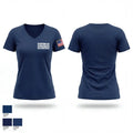 Station 54 Springwater Fire Department 23346833 Women's Short Sleeve V-neck Shirt - 1