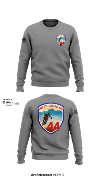 Crew Neck Sweatshirt, Civil Disturbance Unit, , Teamtime, Team time, sublimation, custom sports apparel, team uniforms, spirit wear, spiritwear, sports uniforms, custom shirts, team store, custom team store, fundraiser sports, apparel fundraiser
