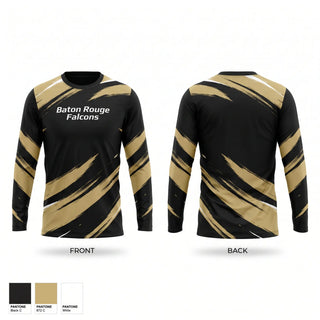 Long Sleeve Performance Shirt, Baton Rouge Falcons, Women's Basketball, Teamtime, Team time, sublimation, custom sports apparel, team uniforms, spirit wear, spiritwear, sports uniforms, custom shirts, team store, custom team store, fundraiser sports, apparel fundraiser