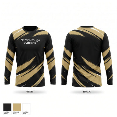 Baton Rouge Falcons Long Sleeve Performance Shirt - 2