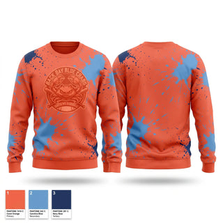 Crew Neck Sweatshirt, Back bay blue crabs, Baseball, Teamtime, Team time, sublimation, custom sports apparel, team uniforms, spirit wear, spiritwear, sports uniforms, custom shirts, team store, custom team store, fundraiser sports, apparel fundraiser