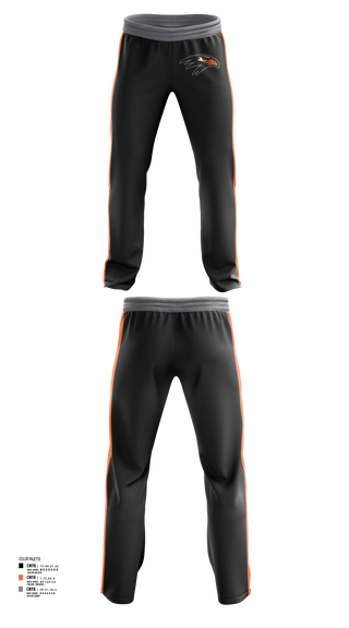 Sweatpants, Bloomer Blackhawk'sTrack & Field, Track & Field, Teamtime, Team time, sublimation, custom sports apparel, team uniforms, spirit wear, spiritwear, sports uniforms, custom shirts, team store, custom team store, fundraiser sports, apparel fundraiser