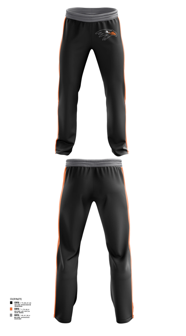 Sweatpants, Bloomer Blackhawk'sTrack & Field, Track & Field, Teamtime, Team time, sublimation, custom sports apparel, team uniforms, spirit wear, spiritwear, sports uniforms, custom shirts, team store, custom team store, fundraiser sports, apparel fundraiser