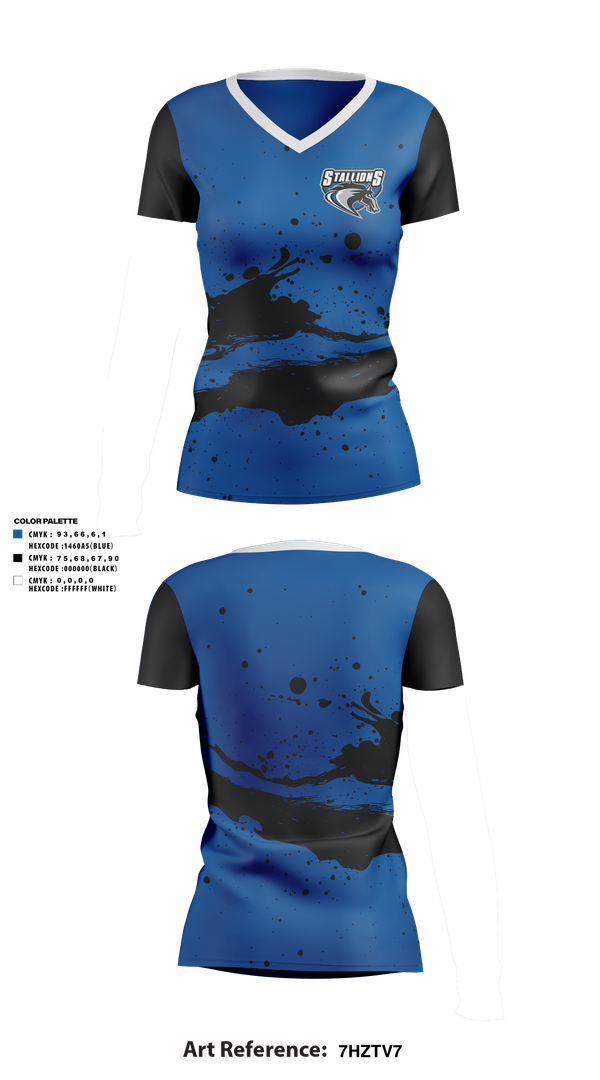 Womens Short Sleeve Vneck Shirt, Marshall Christian, , Teamtime, Team time, sublimation, custom sports apparel, team uniforms, spirit wear, spiritwear, sports uniforms, custom shirts, team store, custom team store, fundraiser sports, apparel fundraiser