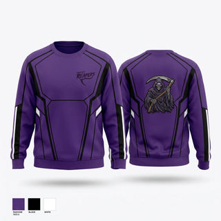 Crew Neck Sweatshirt, Windy City Reapers, Baseball, Teamtime, Team time, sublimation, custom sports apparel, team uniforms, spirit wear, spiritwear, sports uniforms, custom shirts, team store, custom team store, fundraiser sports, apparel fundraiser