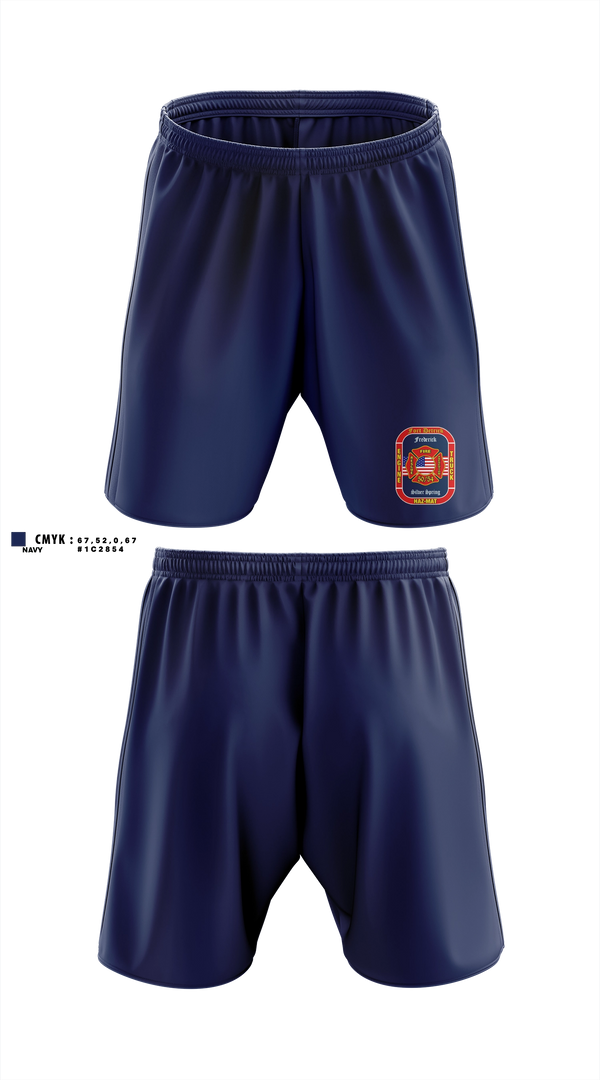 Athletic Shorts With Pockets, Fort Detrick Forest Glen Federal Firefighters, Fire Department, Teamtime, Team time, sublimation, custom sports apparel, team uniforms, spirit wear, spiritwear, sports uniforms, custom shirts, team store, custom team store, fundraiser sports, apparel fundraiser