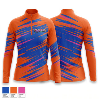 Quarter Zip Jacket, Gayngsta'z, Softball, Teamtime, Team time, sublimation, custom sports apparel, team uniforms, spirit wear, spiritwear, sports uniforms, custom shirts, team store, custom team store, fundraiser sports, apparel fundraiser
