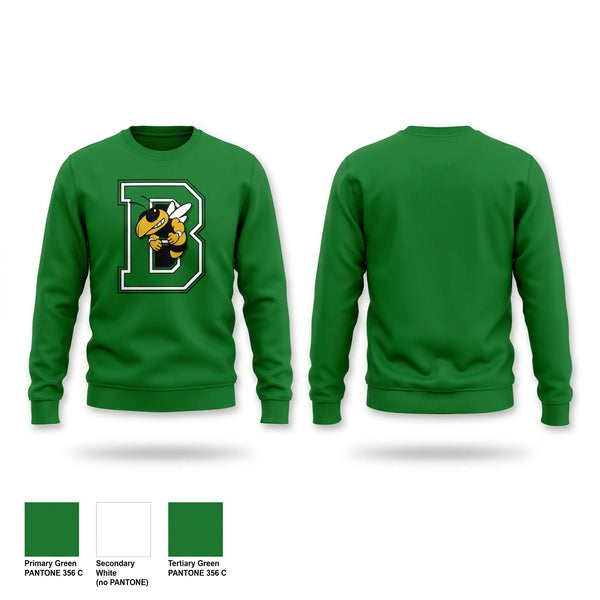 Crew Neck Sweatshirt, Bethel Middle School Basketball, Men's Basketball, Teamtime, Team time, sublimation, custom sports apparel, team uniforms, spirit wear, spiritwear, sports uniforms, custom shirts, team store, custom team store, fundraiser sports, apparel fundraiser