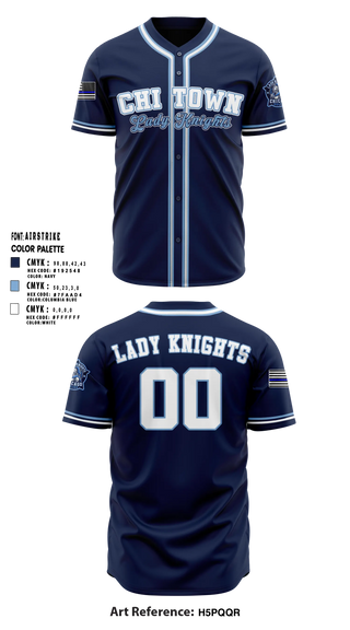 Full Button Softball Jersey, Chicago Police Lady Knights, Softball, Teamtime, Team time, sublimation, custom sports apparel, team uniforms, spirit wear, spiritwear, sports uniforms, custom shirts, team store, custom team store, fundraiser sports, apparel fundraiser