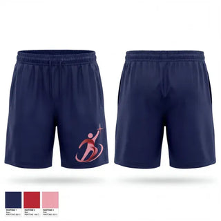 Athletic Shorts With Pockets, Northeast Lauderdale Trojans NJROTC, Navy, Teamtime, Team time, sublimation, custom sports apparel, team uniforms, spirit wear, spiritwear, sports uniforms, custom shirts, team store, custom team store, fundraiser sports, apparel fundraiser