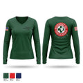 Woodstock Rescue Squad Inc. Women's Long Sleeve V-neck Shirt - 1