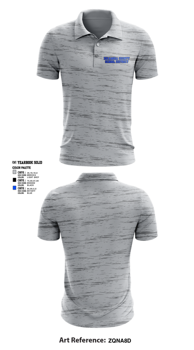 Escambia County School District 14556594 Short Sleeve Performance Polo - 2