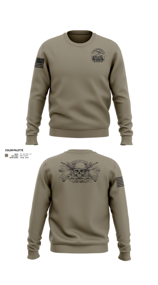 Crew Neck Sweatshirt, 132nd mrbc, National Guard, Teamtime, Team time, sublimation, custom sports apparel, team uniforms, spirit wear, spiritwear, sports uniforms, custom shirts, team store, custom team store, fundraiser sports, apparel fundraiser