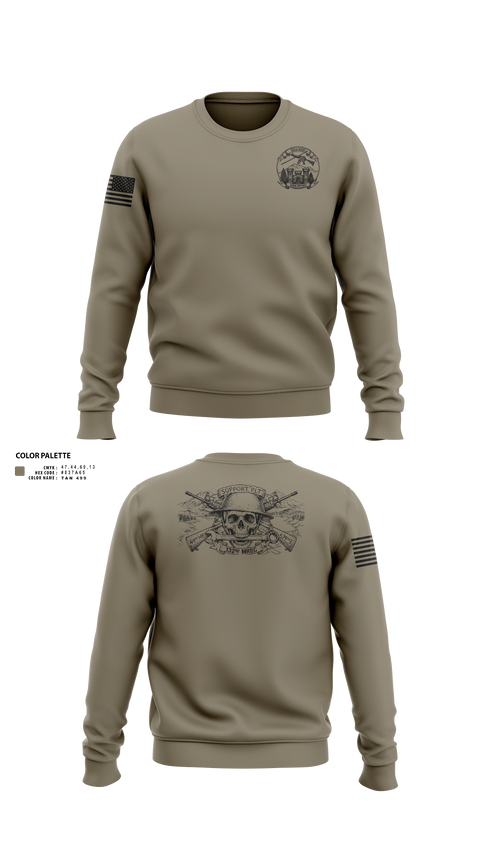 Crew Neck Sweatshirt, 132nd mrbc, National Guard, Teamtime, Team time, sublimation, custom sports apparel, team uniforms, spirit wear, spiritwear, sports uniforms, custom shirts, team store, custom team store, fundraiser sports, apparel fundraiser