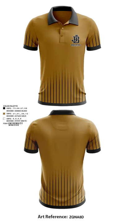 Jesse Bethel High School Golf Short Sleeve Performance Polo - 21