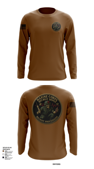 Long Sleeve Performance Shirt, Recruit Processing, , Teamtime, Team time, sublimation, custom sports apparel, team uniforms, spirit wear, spiritwear, sports uniforms, custom shirts, team store, custom team store, fundraiser sports, apparel fundraiser