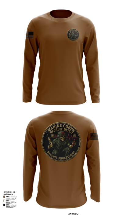 Recruit Processing 31438936 Long Sleeve Performance Shirt 1
