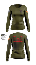 333rd Engineer Detachment 46979529 Women's Long Sleeve V-neck Shirt - 2