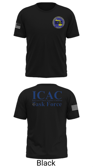 Old School Cotton Feel Shirt, Internet Crimes Against Children Task Force, Police, Teamtime, Team time, sublimation, custom sports apparel, team uniforms, spirit wear, spiritwear, sports uniforms, custom shirts, team store, custom team store, fundraiser sports, apparel fundraiser