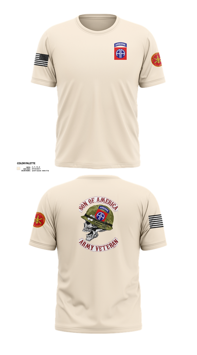 82d ABN DIV 72745716 Short Sleeve Performance Shirt - 1