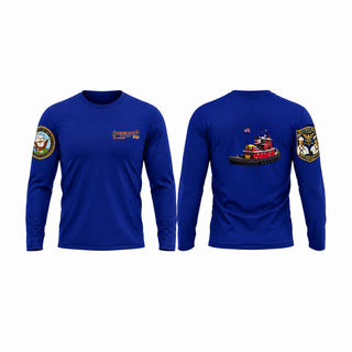 Long Sleeve Performance Shirt, SERVICE CRAFT GROTON CT, Navy, Teamtime, Team time, sublimation, custom sports apparel, team uniforms, spirit wear, spiritwear, sports uniforms, custom shirts, team store, custom team store, fundraiser sports, apparel fundraiser