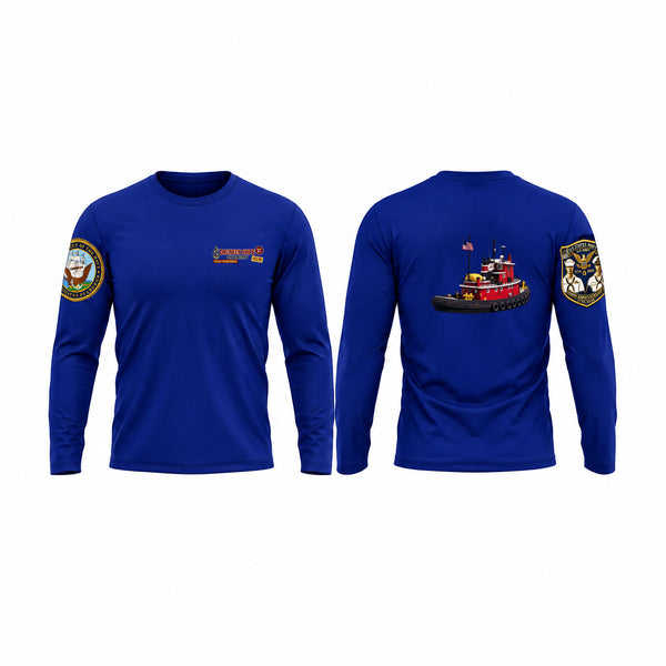 Long Sleeve Performance Shirt, SERVICE CRAFT GROTON CT, Navy, Teamtime, Team time, sublimation, custom sports apparel, team uniforms, spirit wear, spiritwear, sports uniforms, custom shirts, team store, custom team store, fundraiser sports, apparel fundraiser