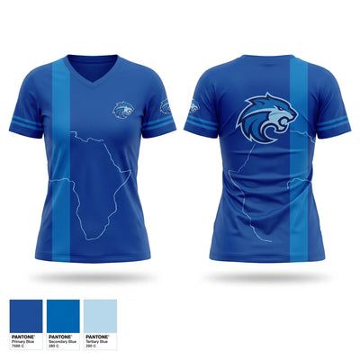 EAOC Women's Short Sleeve V-neck Shirt - 1